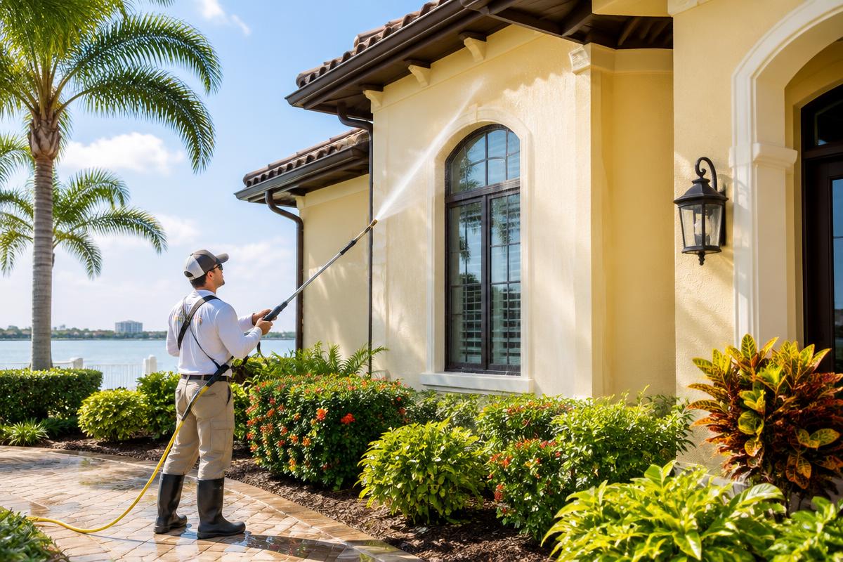 Soft Washing by Butter Window Cleaning